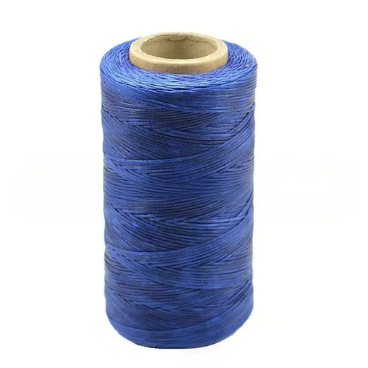 dgdgbaby 284Yards Flat Wax Thread 1.0mm Braided Rope 150D Sewing Thread Flat Waxed Thread Handmade Leather Sewing Thread