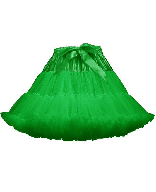 dgdgbaby Tulle Petticoats for Women Elastic Waist Chiffon Petticoat Party Cosplay Underskirt Multi-Layer Puffy Tutu Skirt